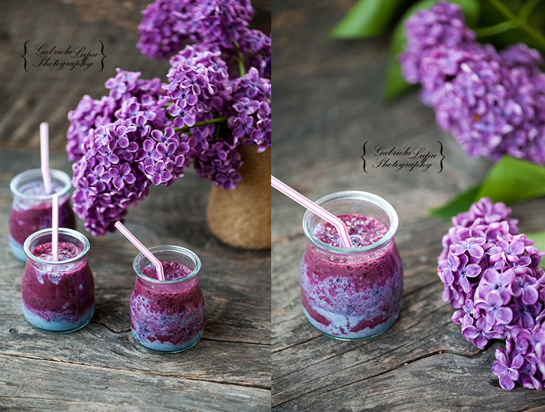 Lilac smoothie