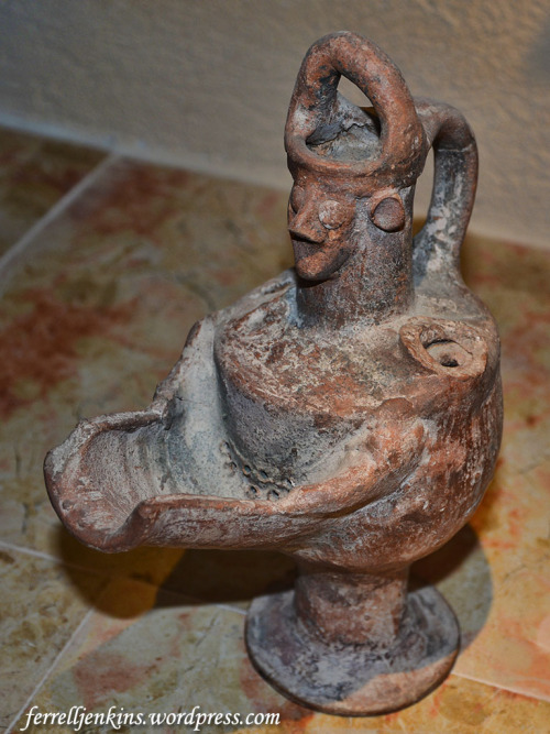 Iron Age pitcher. Displayed in the Hecht Museum. Photo by Ferrell Jenkins.